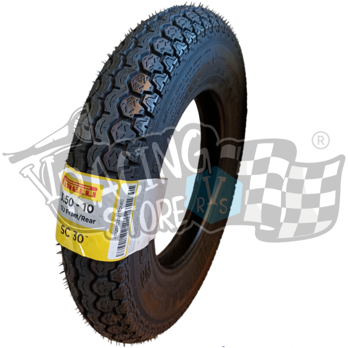 Pirelli SC30 3.50-10 Pneu Pirelli SC30 3.50-10 51J Vespa 125 150 180 200 - Image 1