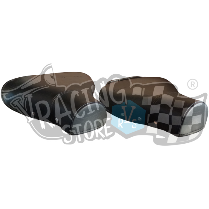Sela Pretas1 Conjunto bancos selas/selins individuais Vespa Sprint GL VBB Preto - Image 1
