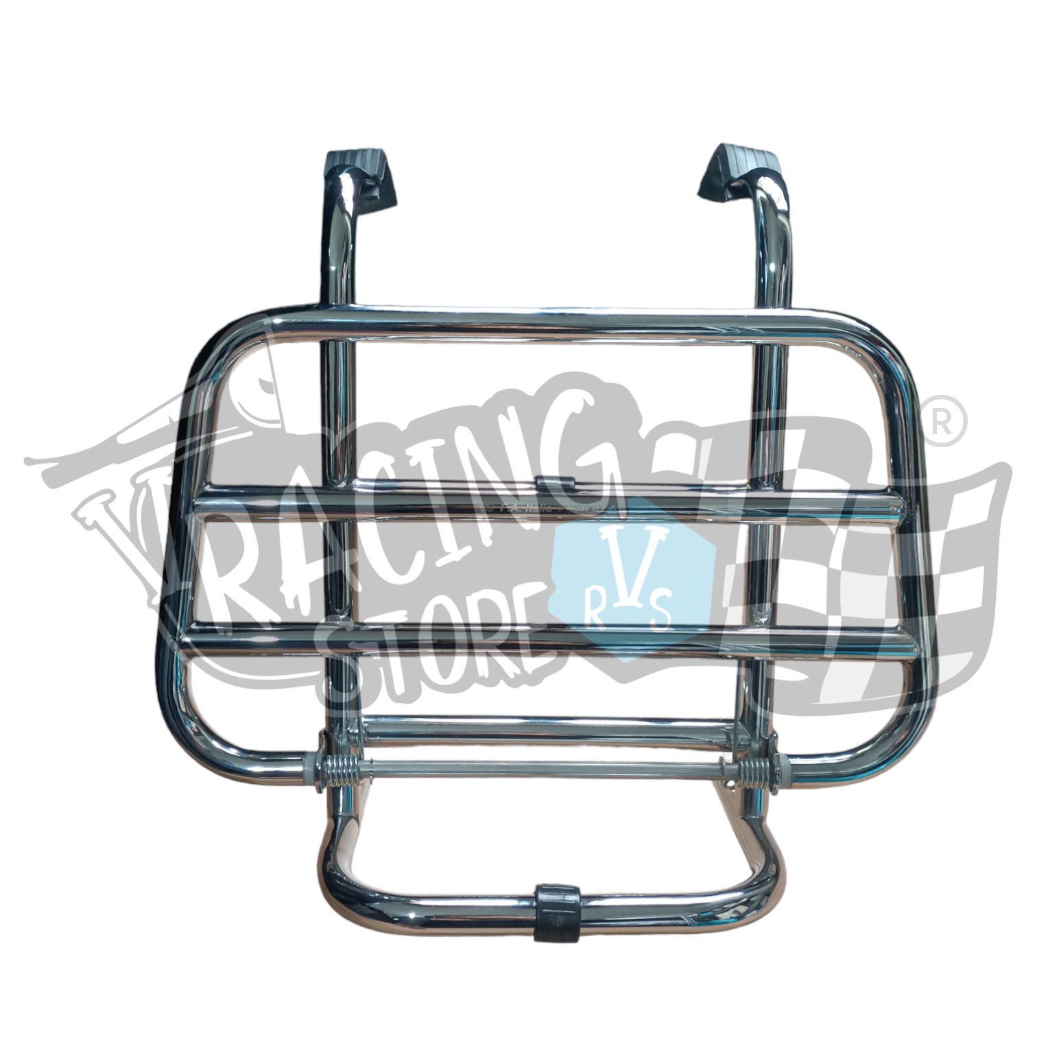 PhotoRoom-20240207_094710 Suporte porta bagagem frontal Cromado F.A. Itália Vespa 50S Sprint Rally - Image 1
