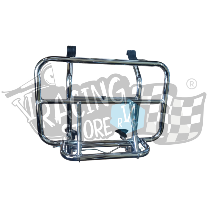 Photoroom-20240227_114321 Suporte porta bagagem frontal Cromado Vespa PX Sprint Rally PK - Image 1