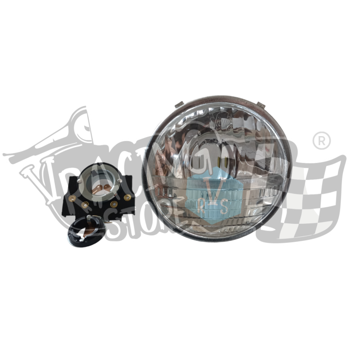 Photoroom-20240517_125249 Farol da Frente SIEM Vidro Vespa Super 115mm C/Casquilho - Image 1