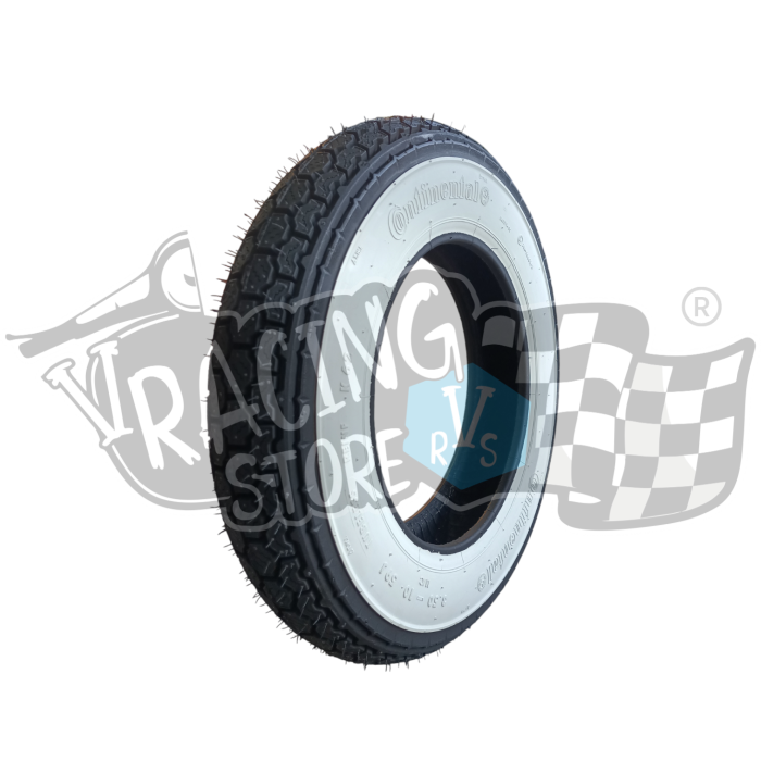 Photoroom-20240805_192333 Pneu CONTINENTAL LISTA BRANCA K62 LISTA BRANCA 3.50-10 M/C 59J Tubeless Vespa Sprint GL GTR Rally PX - Image 1