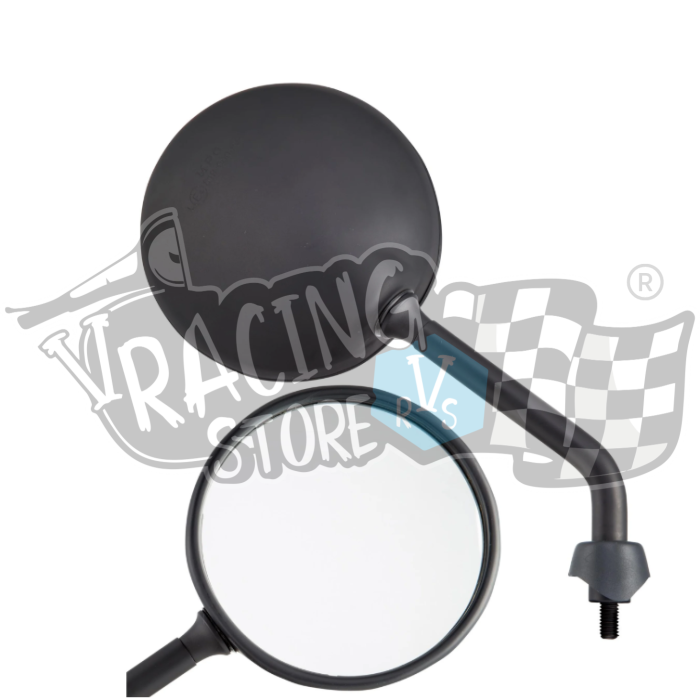 Espelhos Short MATE GTS Espelhos SIP Shorty esquerdo e direito PRETO MATE para Vespa LX/LXV/GTS/GTV - Image 1