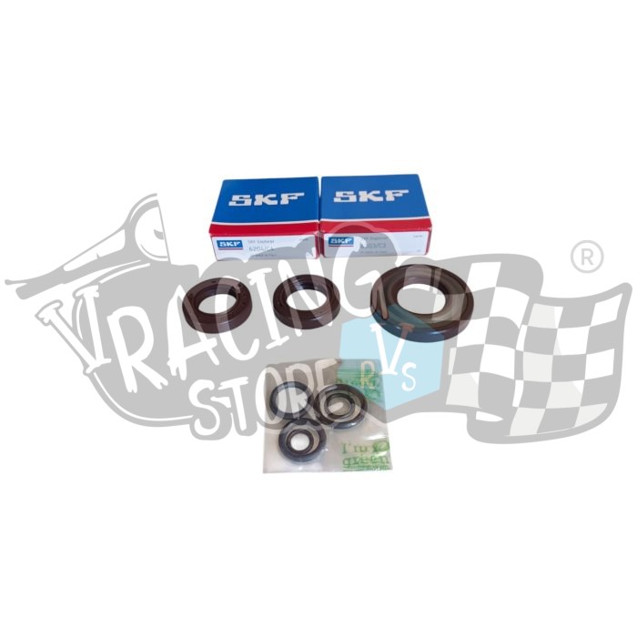 IMG20250115104916-Photoroom Kit Rolamentos / Retentores cambota VITON Vespa 50S PK 50 XLS / FL2 Cone 19/20mm - Image 1
