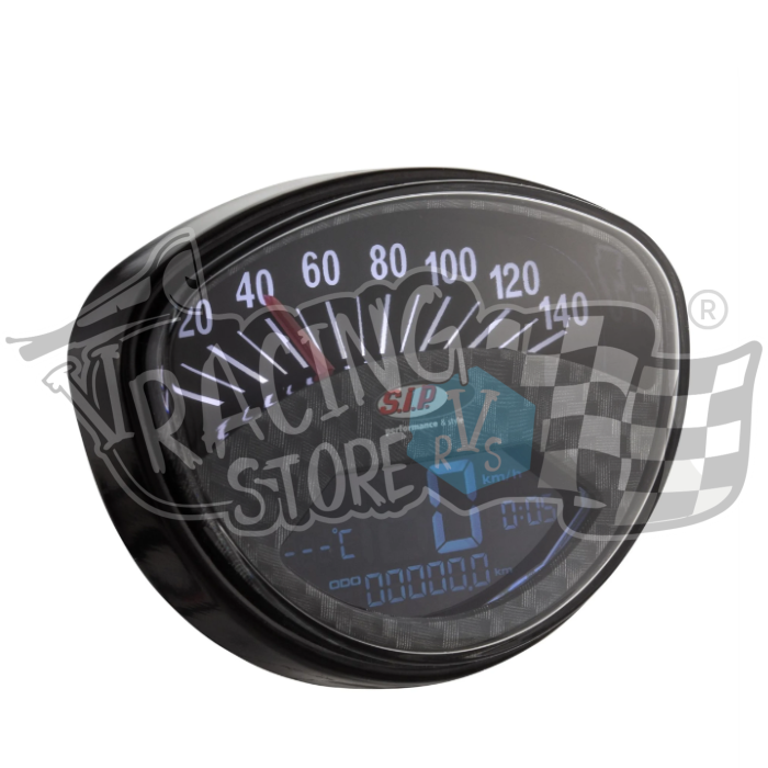 Sip Digital Carbono Conta-quilómetros DIGITAL SIP CARBONO 140 KM/H Vespa Rally GTR Sprint Veloce - Image 1