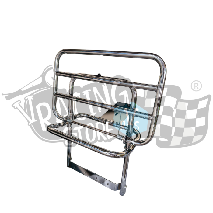 IMG20250824194101 Suporte porta bagagem traseiro Cromado Vespa PX 125 150 200 - Image 1