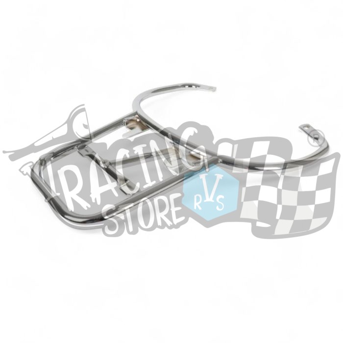 Suporte traseiro gts CRO Mala 2 Suporte porta bagagem traseiro Vespa GTV GTS 125-300 até 2025 Cromado (para mala original) - Image 1