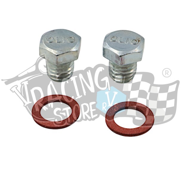 Bujon oleo (1) Kit parafusos bujon de óleo + anilhas Vespa 50s PK Sprint VBB - Image 1