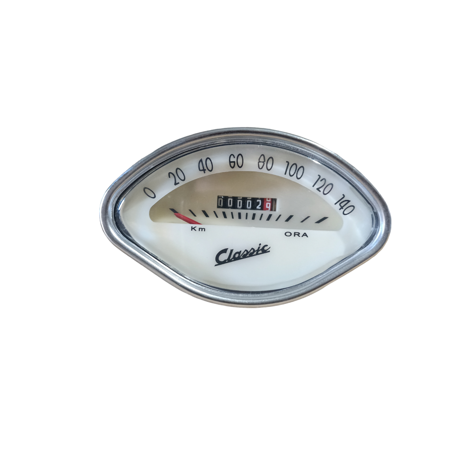 Conta-quilómetros Classic SIP 140 KM/H Vespa Sprint GL VBB Fundo Branco
