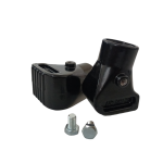 Pés de descanso alumínio PRETO 22mm Vespa PX 125»200 PK 50 XLS FL2 T5 Cosa