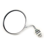 Espelho Vespa avental esquerdo CROMADO redondo