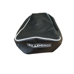 Capa de banco Preta com friso BRANCO Vespa 50S