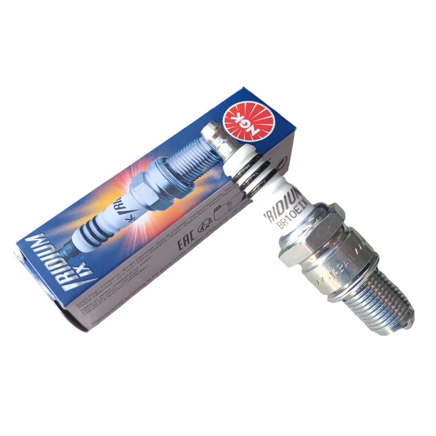 Vela NGK BR10EIX Iridium (canhão comprido)