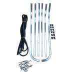 Calhas de estrado / frisos chão Vespa PX125E PX 150 PX 200 OLYMPIA