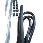 Calhas de estrado / frisos chão Vespa PX125E PX 150 PX 200 OLYMPIA - Image 2