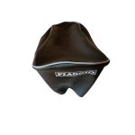 Capa de banco Preta com friso CINZA Vespa 50S