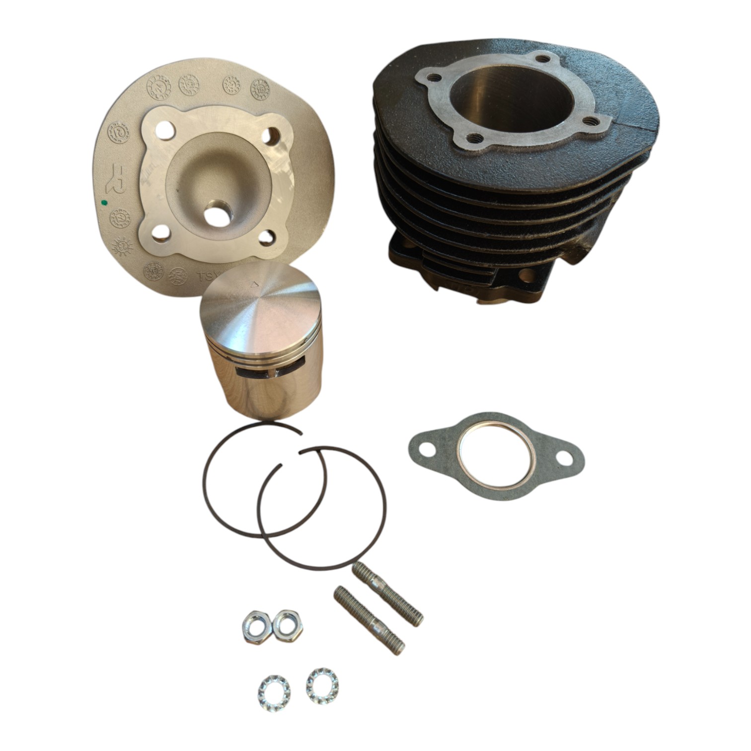 IMG20250822122624-Photoroom Cilindro DR 75cc 47mm 6 Janelas Vespa 50S / PK50XLS / APE 50 - Image 1