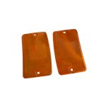 Conjunto vidros de piscas laranja frente Vespa PK 50 XLS / FL2
