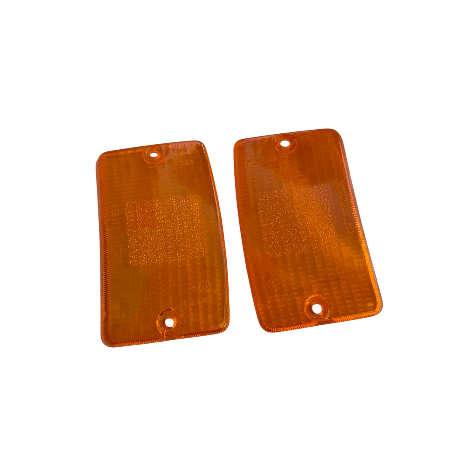 Vidros Pisca LR FR PK Conjunto vidros de piscas laranja frente Vespa PK 50 XLS / FL2 - Image 1