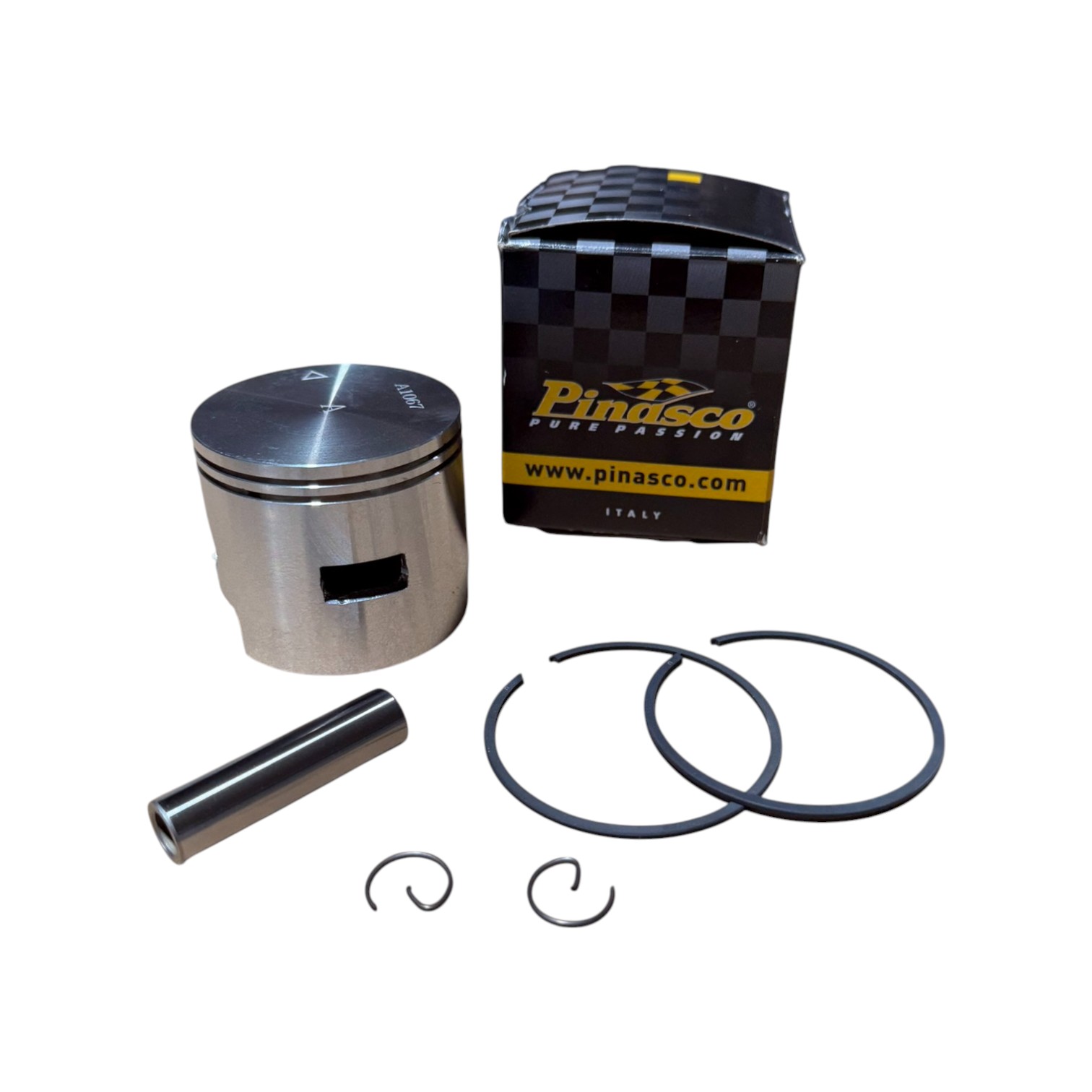 IMG_4273 Piston Pinasco Cilindro 102cc 55mm Alumínio Vespa 50S PK 50 XLS FL2 APE 50 - Image 1