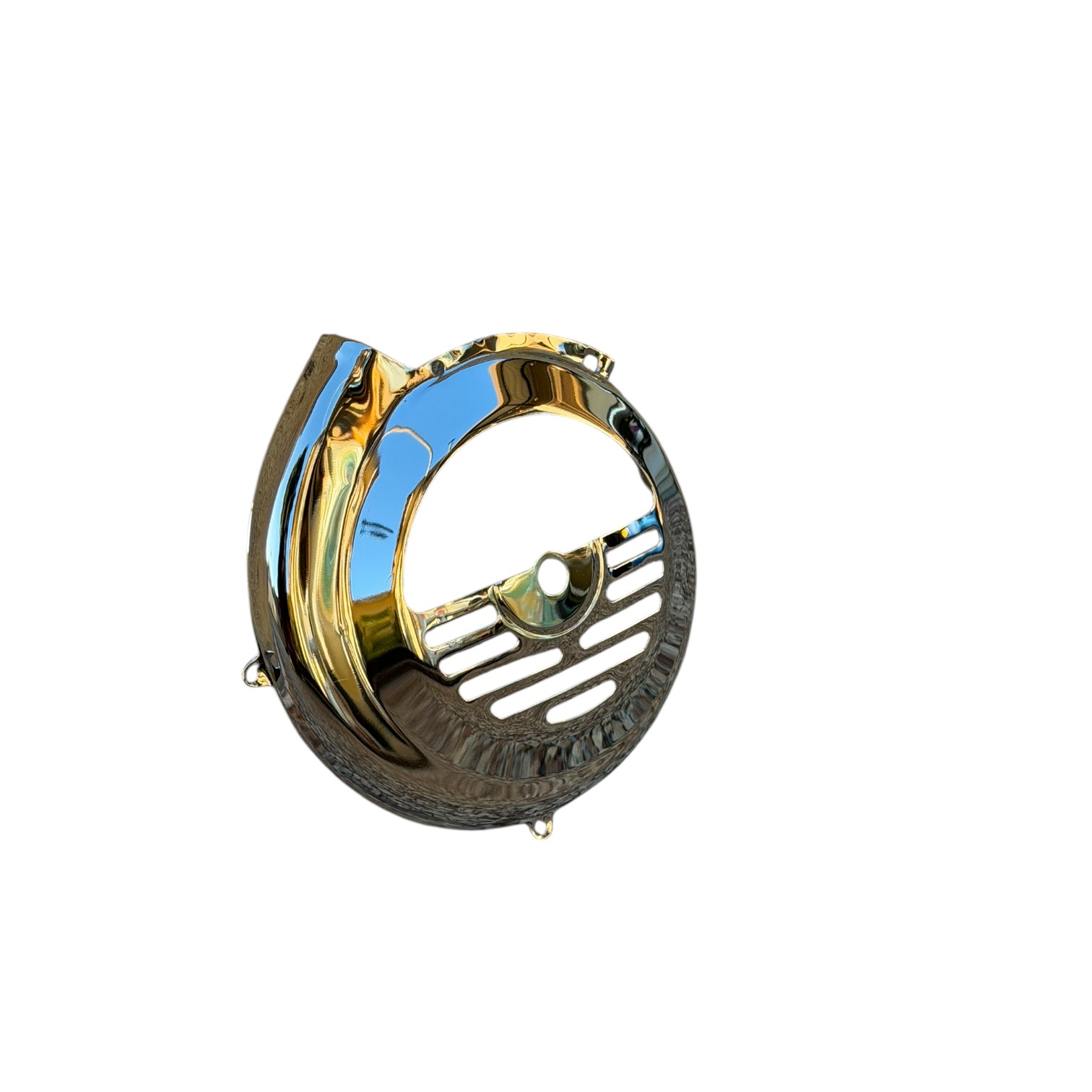 tampa ventilador PK Tampa ventilador / turbina Vespa PK 50-125 XLS FL2 ZINCADO brilhante - Image 1