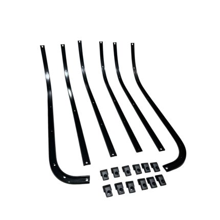 Calhas de estrado / frisos chão Vespa PX PRETO CIF